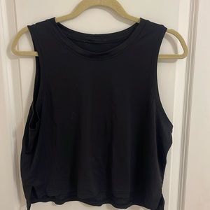Black lululemon workout top